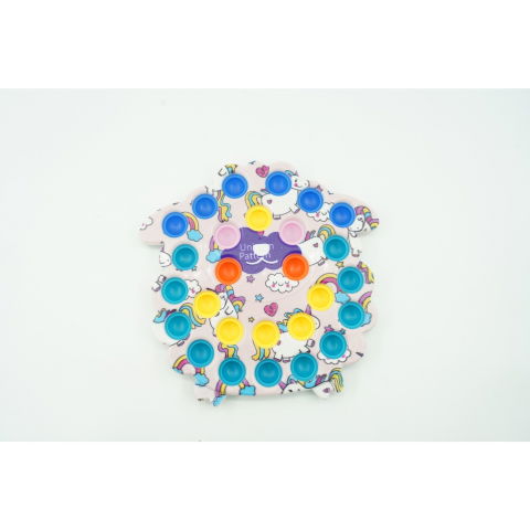 TeoMarket - Jucarie senzoriala antistres, Simple Dimple, Oaie, Multicolor, V4