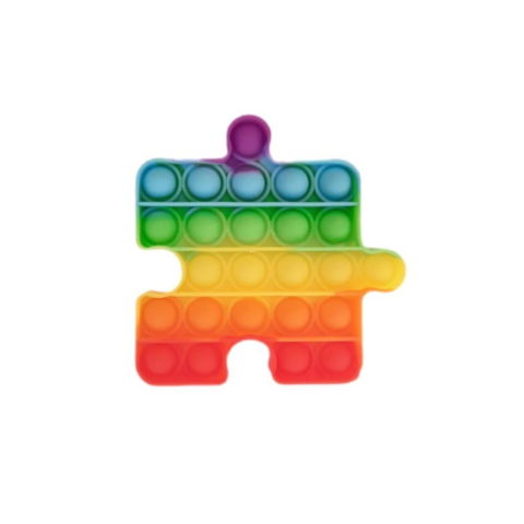 Import - Jucarie senzoriala, Flippy, Pop It Now and Flip It, Piesa Puzzle, Multicolor