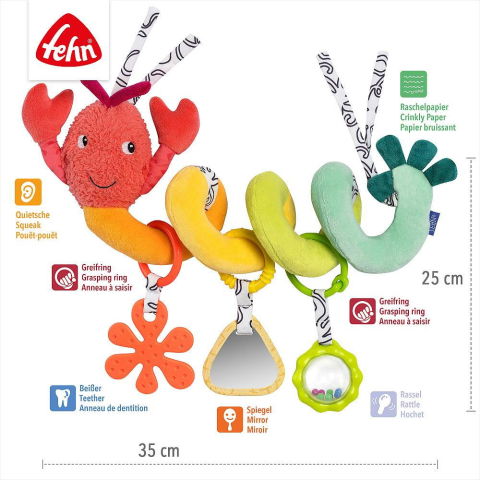 Jucarii de patut - Jucarie spirala - Racul vesel