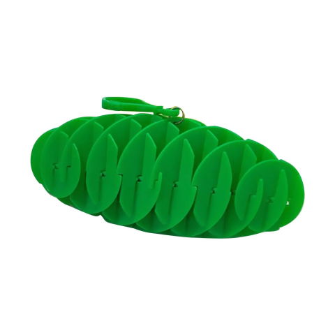 10 - 25 LEI - Jucarie Worm Fidget de Decompresie, Flippy, Anti Stres, Dimensiune Compacta 6 cm, Dimensiune Extinsa 15.5 cm, Verde