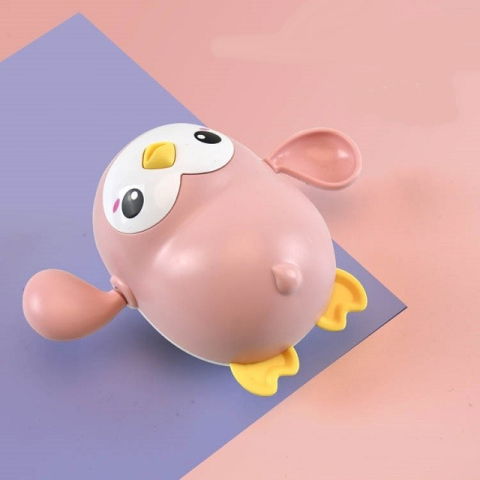 Import - Jucarii de baie pentru copii, Flippy, pinguinul roz