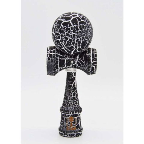 Import - Kendama Ball Full Crack Negru Lemn Fag Alb