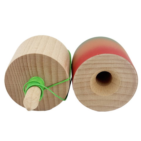 Import - Kendama Pill X Originala, Flippy, Profesionala Model Rubber Grip Pilula, din Lemn, Varsta 9+, Ata 62/65 cm, 11 x 5 x 5 cm, Gradient