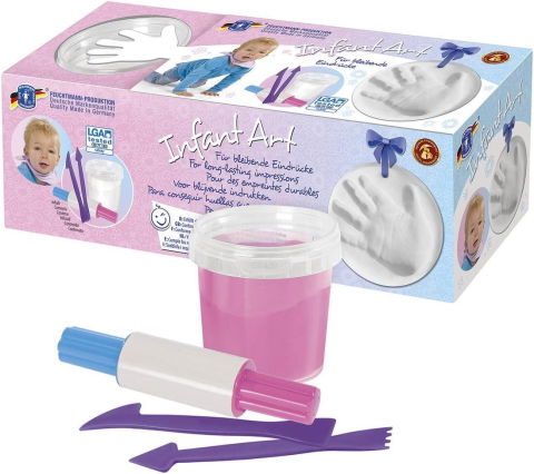 Jucarii interactive - Kit amprenta bebelusi - ROZ