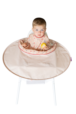 Accesorii hranire - Kit hranire - Baveta si tava (Vulpite)