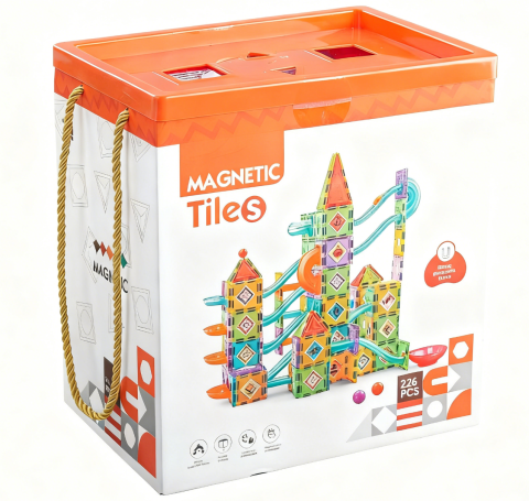 Jocuri magnetice - Labirintul meu magnetic - 226 piese (5.5 cm)
