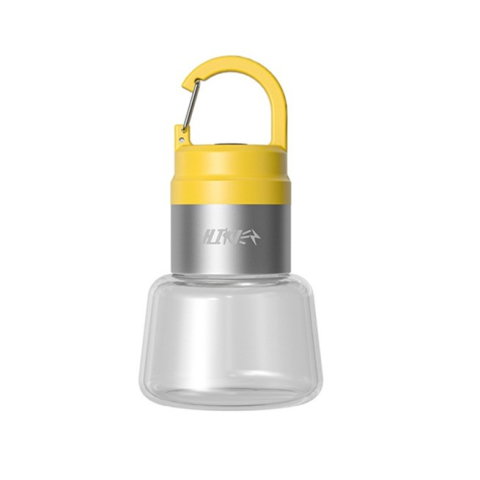 Best deals - Lampa Portabila, Flippy, de Voiaj/Camping, Incarcare USB, IPX5, LED RGB, din ABS, 300 mAh, 10 x 5.5 x 5.5 cm, Galben