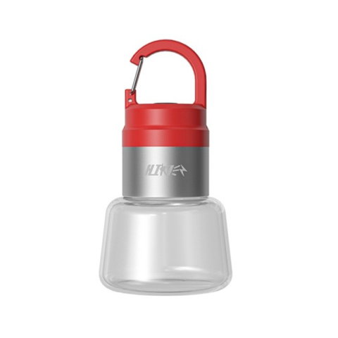 Best deals - Lampa Portabila, Flippy, de Voiaj/Camping, Incarcare USB, IPX5, LED RGB, din ABS, 300 mAh, 10 x 5.5 x 5.5 cm, Rosu