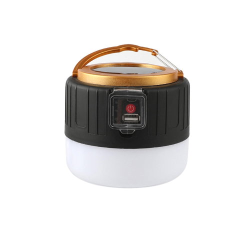 TeoMarket - Lampa Portabila, Flippy, Incarcare Solara + USB, Afisaj Inteligent al Bateriei, Raza de Actiune 32 mp, 6x9x11 cm, 3 Moduri, Negru