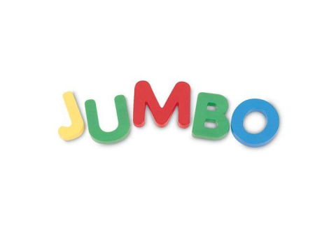 EduclassReseller - Litere de tipar magnetice "Jumbo" - set de 40 de piese