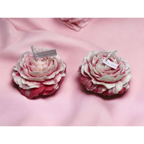 TeoMarket - Lumanare Parfumata, Flippy, Model Trandafir, Ardere 10h, 70 g, 7.5 x 3.5 cm, Parfum de Trandafir, Rosu