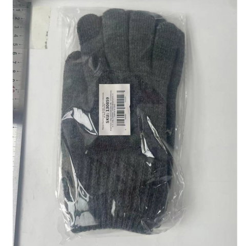 10 - 25 LEI - Manusi de Barbat, Flippy, Model H, Functie Touchscreen (ecran tactil), Material Acril Tricotat, Manseta Elastica, Interior Catifelat, Marime Universala, Gri Inchis