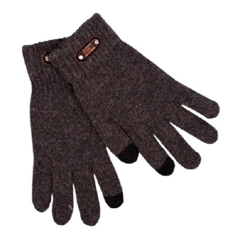 10 - 25 LEI - Manusi de Barbat, Flippy, Model Tricotat, Functie Touchscreen (ecran tactil), Material Acril, Manseta Elastica, Interior Catifelat, Marime Universala, Gri