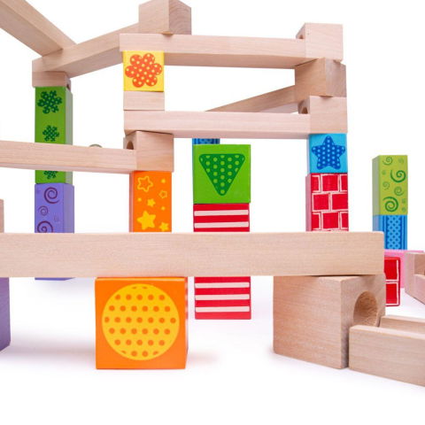Jucarii indemanare - Marble Run din lemn