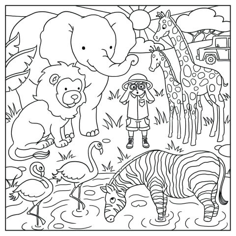 Desen si pictura - Marea carte de colorat