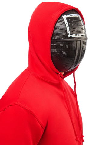 Accesorii carnaval - Masca Squid Game - Gardian (patrat)