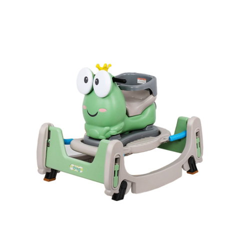 Import - Masinuta Balansor Multifunctionala pentru Copii, Flippy, Model Cal Scooter de tip Masinuta Balansor, Varsta 1-3 ani, 84 x 80 x 58 cm, fara Maner, Verde