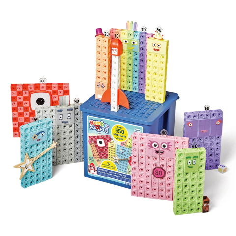 Jocuri matematice - MathLink®Cubes Numberblocks Set activitati - Eroii cu Zero