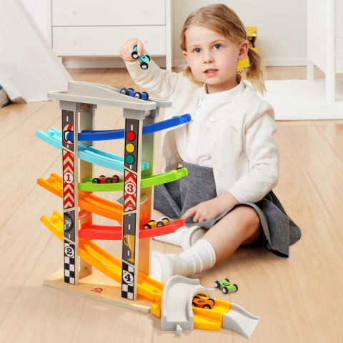 Masinute - Mega rampa cu masinute de curse