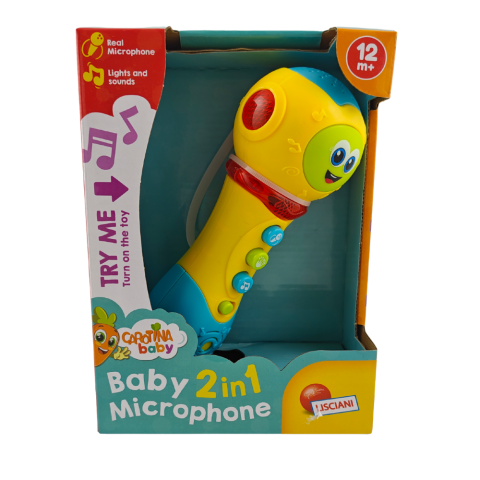 Jucarii muzicale - Microfon 2 in 1 pentru copii