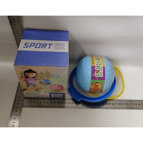 Best deals - Minge pentru Sarit, Flippy, Tip Coarda Hula Hoop, Cerc 12 cm, Coarda 52 cm, Minge 12 x 11 cm, Functie Iluminat, 4-6 Ani, Plastic, Albastru