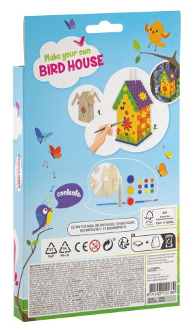 10 - 25 LEI - Mini casuta pasarilor cu floricele