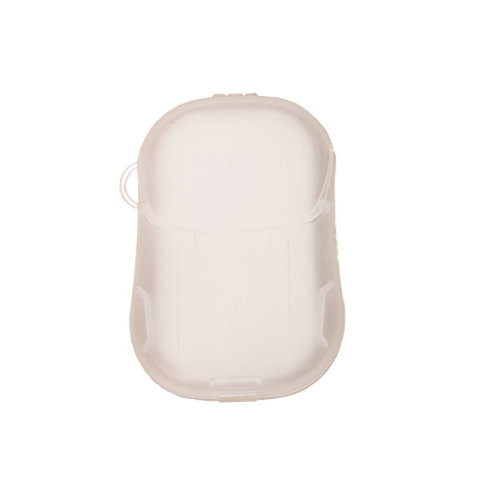 Import - Mini Cutie de Sapun din Hartie, Flippy, de Unica Folosinta, Portabila, Potrivit pentru Calatorii, 20 buc, Alb