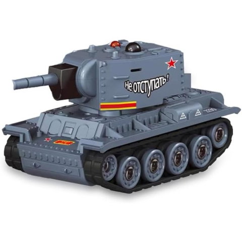 Import - Mini Tanc cu Telecomanda, Flippy, Wireless, 4 x 8 x 4 cm, cu Infrarosu, Gri