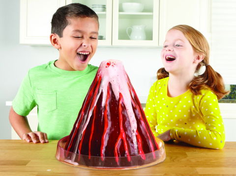 Experimente - Modelul eruptiei vulcanice