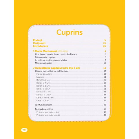 25 - 50 LEI - Montessori de la nastere la 3 ani