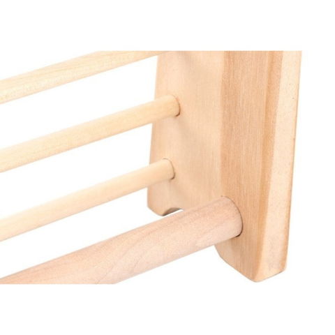 TeoMarket - Numaratoare Flippy, din Lemn, Vopsea Ecologica, 10 Siruri x 10 Margele, 4-6 Ani, 24.5 x 20.5 cm, Multicolor