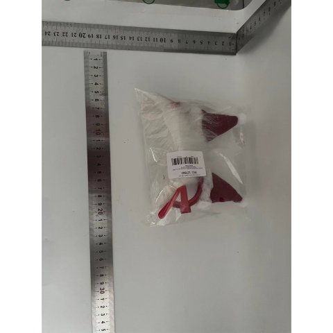 Import - Ochelari de Craciun, Flippy, cu Nas si Barba, Model Mos Craciun, 24x14cm, Rosu