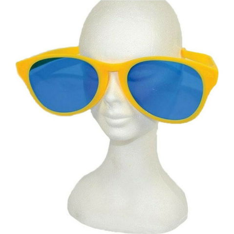 Costume si Deghizare - Ochelari Deghizare, Flippy, Marime Exagerata, din Plastic, 26 x 9 cm, Galben