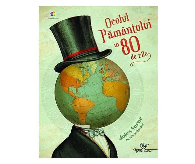 Carti pentru copii - Ocolul Pamantului in 80 de zile - adaptare