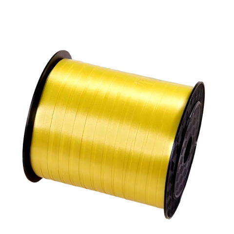 Petrecere - Panglica pentru Baloane, Flippy, Rola de 200 de Metri, din Rafie, Aurie