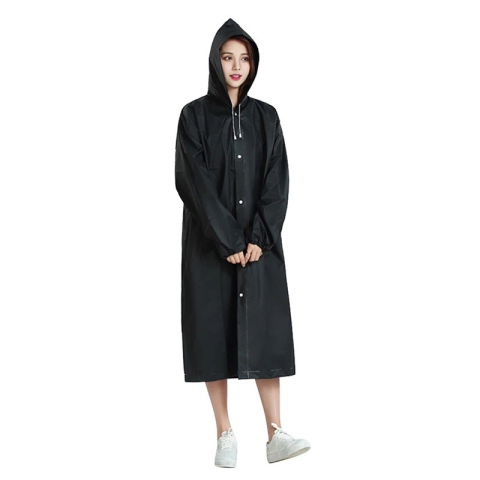 Pelerine, Umbrele si Accesorii - Pelerina de Ploaie, Flippy, pentru Adulti 150-180 cm, din EVA, Impermeabila, Rezistenta la Vant, Inchidere cu Capse, 140 g, Negru