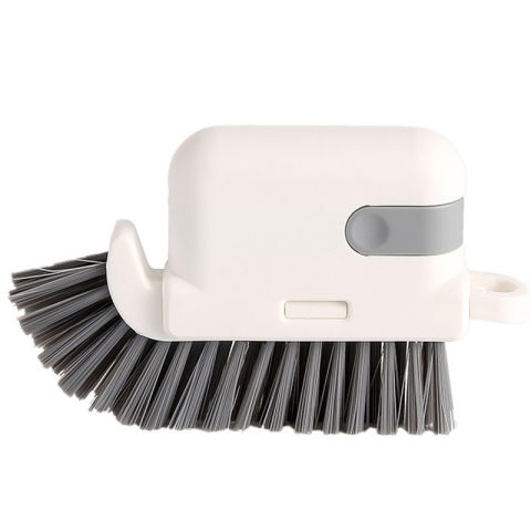 Pentru casa - Perie Multifunctionala 3 in 1 de Curatare, Flippy, pentru Bucatarie, Vesela, Geamuri, Cap Detasabil, 9x15x2.5 cm, Gri