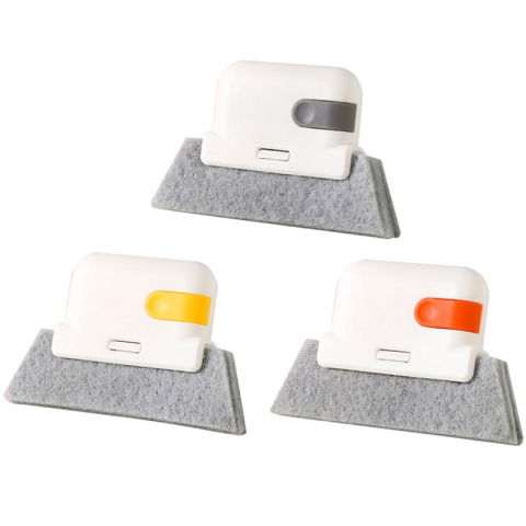 Pentru casa - Perii de Curatat 2 in 1, Flippy, Perii pentru Canalele din Ferestre si Usi, Perii pentru Colturi Moarte, pentru Geamuri, locuri greu de accesat, Alb