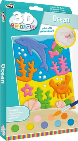 Jucarii arta si creativitate - Pictez 3D - Oceanul