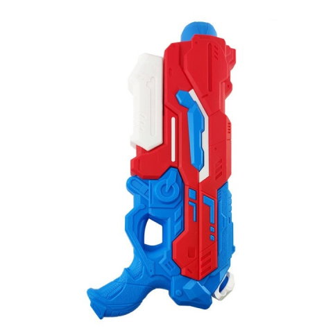 TeoMarket - Pistol cu Apa, Flippy, +6 Ani, Rezervor 1200 ml, din Plastic, 40 x 7 x 20 cm, Rosu/Albastru