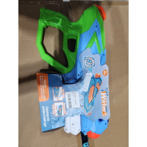 Best deals - Pistol cu Apa pentru Copii, Flippy, Rezervor 900ml, Raza de Actiune 8m, 6ani+, 4 Duze, Verde