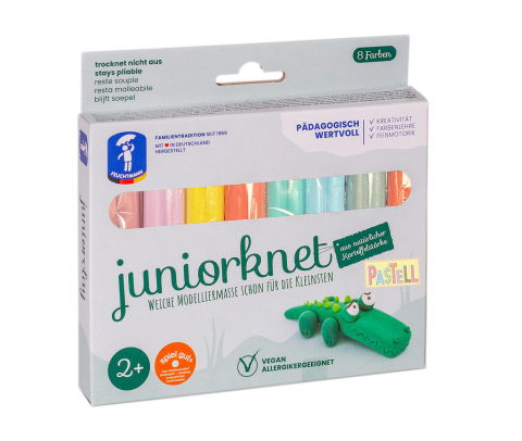 Plastilina si modelaj - Plastilina non-toxica - 8 culori pastel