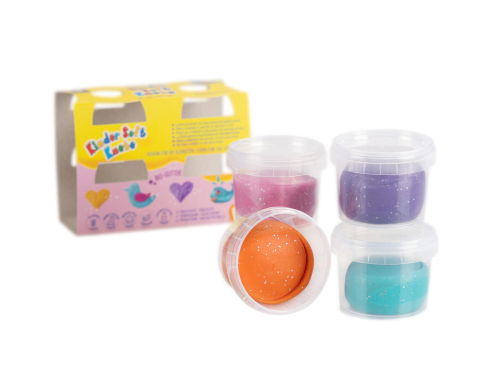 Plastilina si modelaj - Plastilina non-toxica Kinder cu sclipici