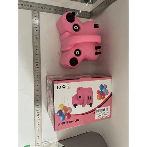 Pompe Baloane - Pompa Electrica de Umflat Baloane, Flippy, cu Doua Iesiri, 220V, Putere 600W, Accesorii petrecere, Roz