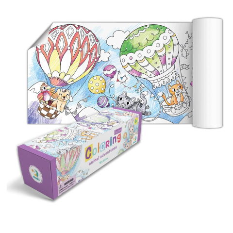 10 - 25 LEI - Poster de colorat - Aventurile animalutelor