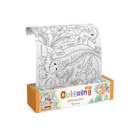 10 - 25 LEI - Poster de colorat - Dinozauri