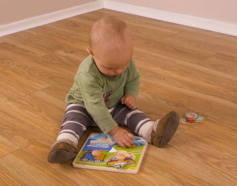 Puzzle din lemn - Primul meu puzzle - 4 mijloace de transport