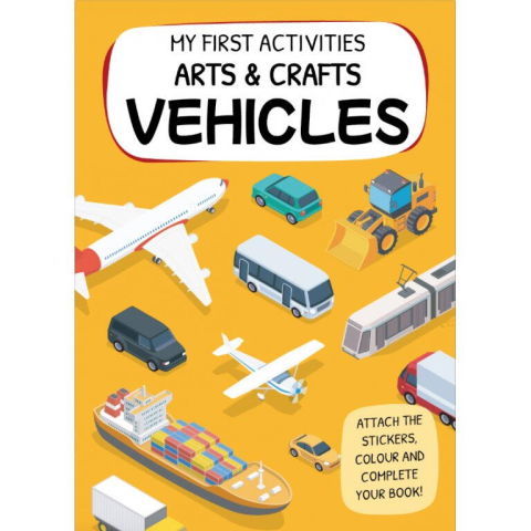 Carti pentru copii - Primul set de arta & lucru manual - Vehicule
