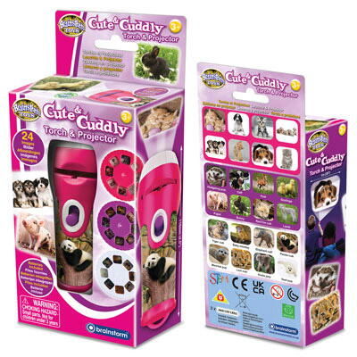 Jucarii dezvoltare imaginatie - Proiector tip lanterna - Animalute dragalase