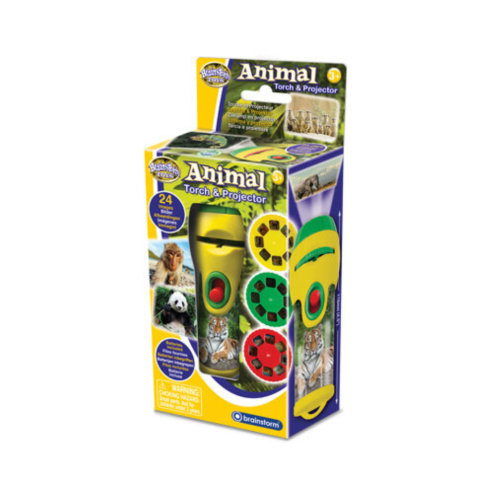 Jucarii dezvoltare imaginatie - Proiector tip lanterna - Animalute salbatice
